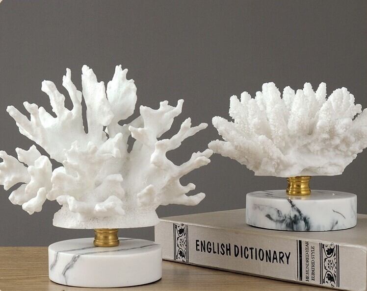 オブジェ 珊瑚 サンゴ 白 置物 オーナメント おしゃれ かわいい