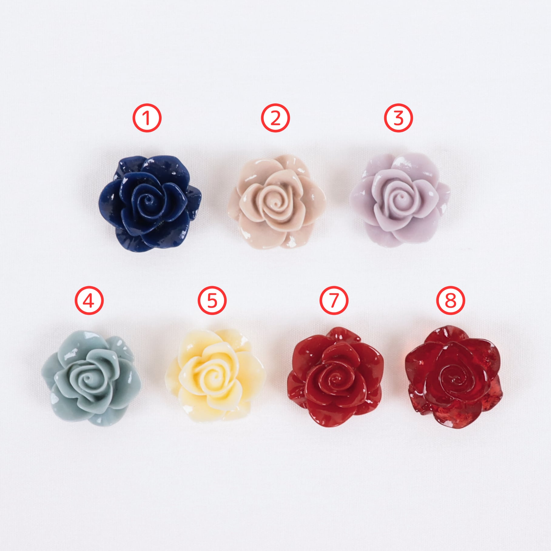 薔薇 パーツ アクリル 02000230 ハンドメイド 装飾 飾り | リボンと