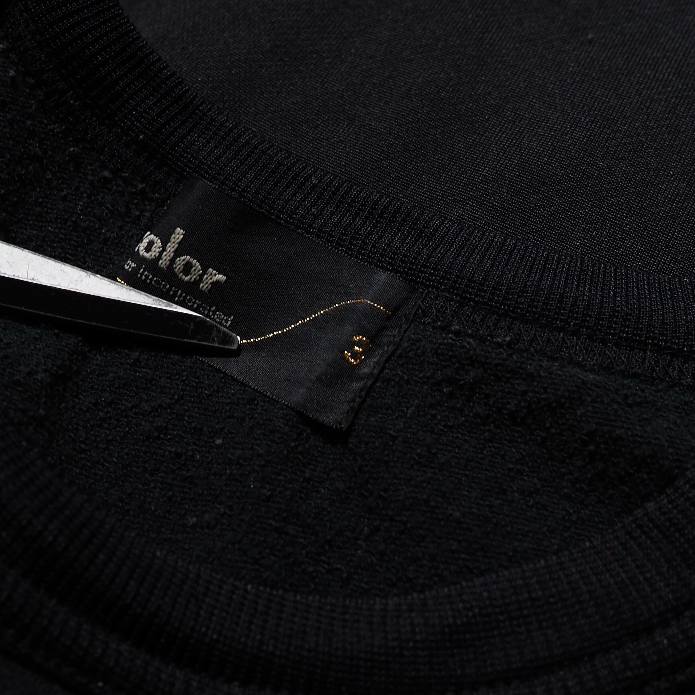 ” kolor ” ” 76 Number ” hand painted Rude taste Black Tee