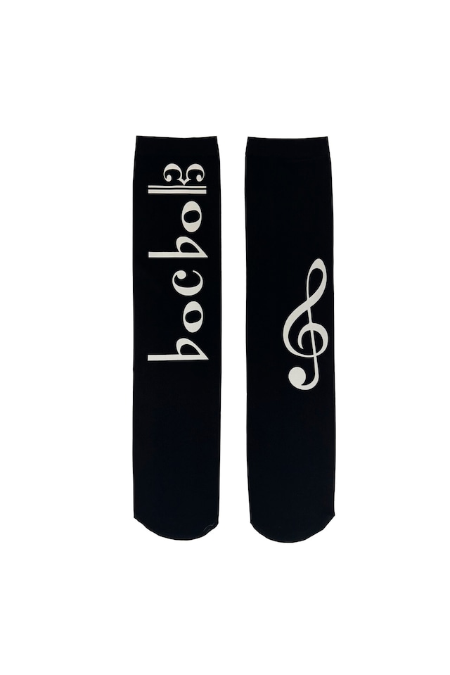 [BOCBOK] LOGO HALF STOCKING (BLACK)   正規品 韓国ブランド 韓国通販 韓国代行 韓国ファッション 日本 店舗 ボクボク bocbok