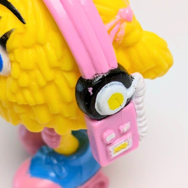 ☆DEADSTOCK / VINTAGE 1989☆【 McDonald's / マクドナルド 】1989 McDonald's Happy Meal Toy "Funny Fry Friends" 『 Rollin' Rocker(ローラースケート)C 』Happy Meal Toy / ミールトイ / フライキッズ / フライガイ / フライガール 〚アメリカン雑貨 アメトイ〛