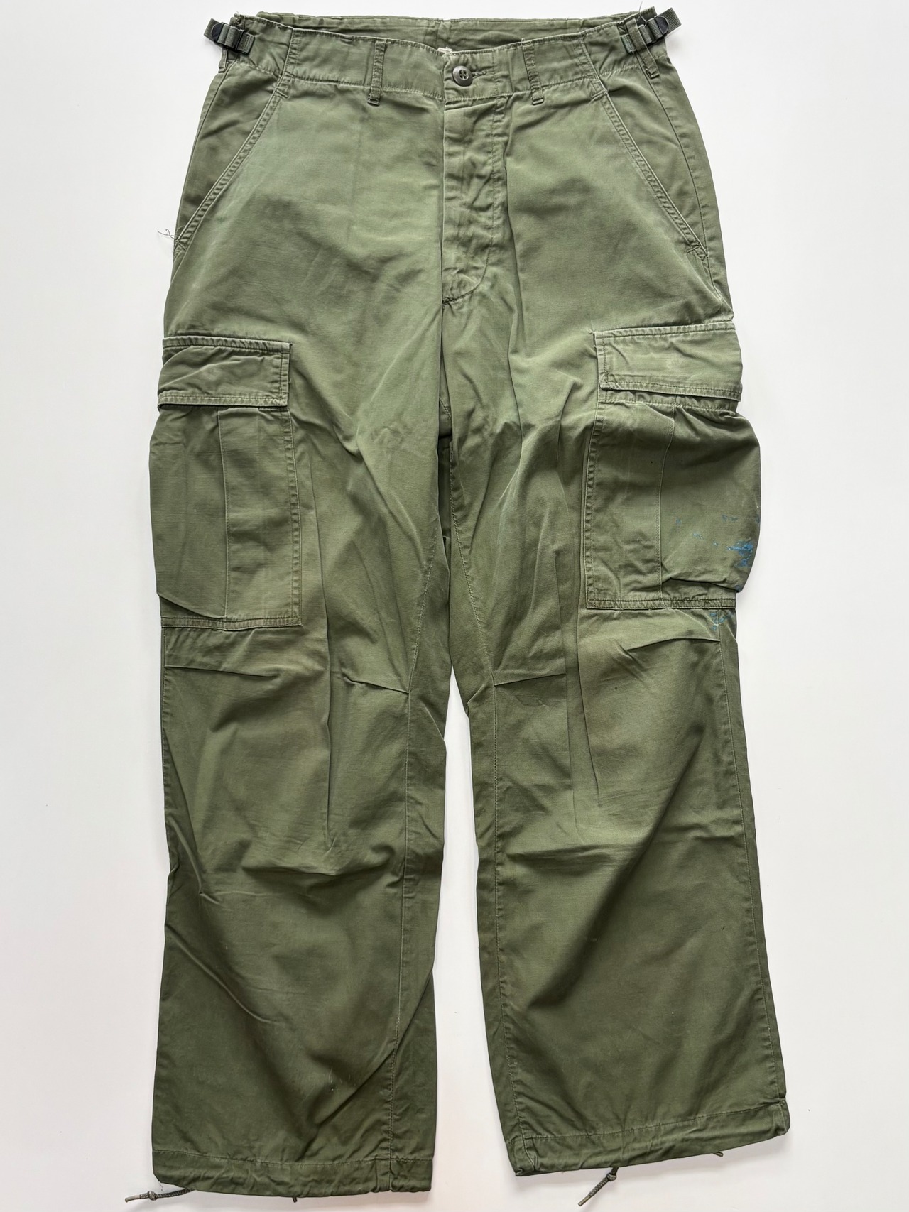 60s US AMRY Jungle Fatigue PANTS "3rd TYPE" Size SMALL-SHORT
