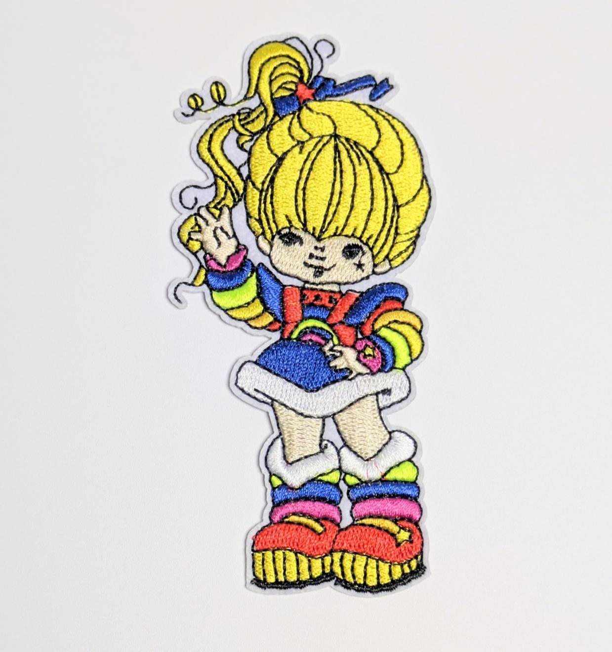 送料無料！ ★刺繍アイロンワッペン★【 魔法少女レインボーブライト ( Rainbow Brite ) 】 〚アメリカン雑貨 アメトイ〛