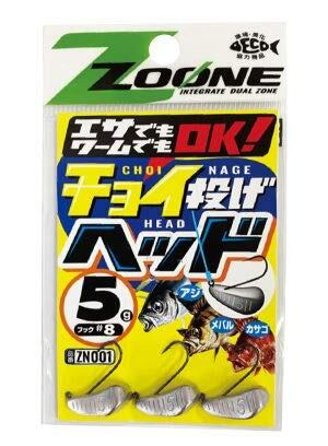 新着商品】ササメ ささめ針 ちょい投げヘッド ZN001 7g (シルバー / 号