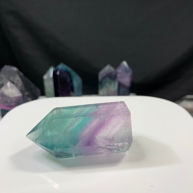 101ポイント 可愛い色合いフローライトポイント