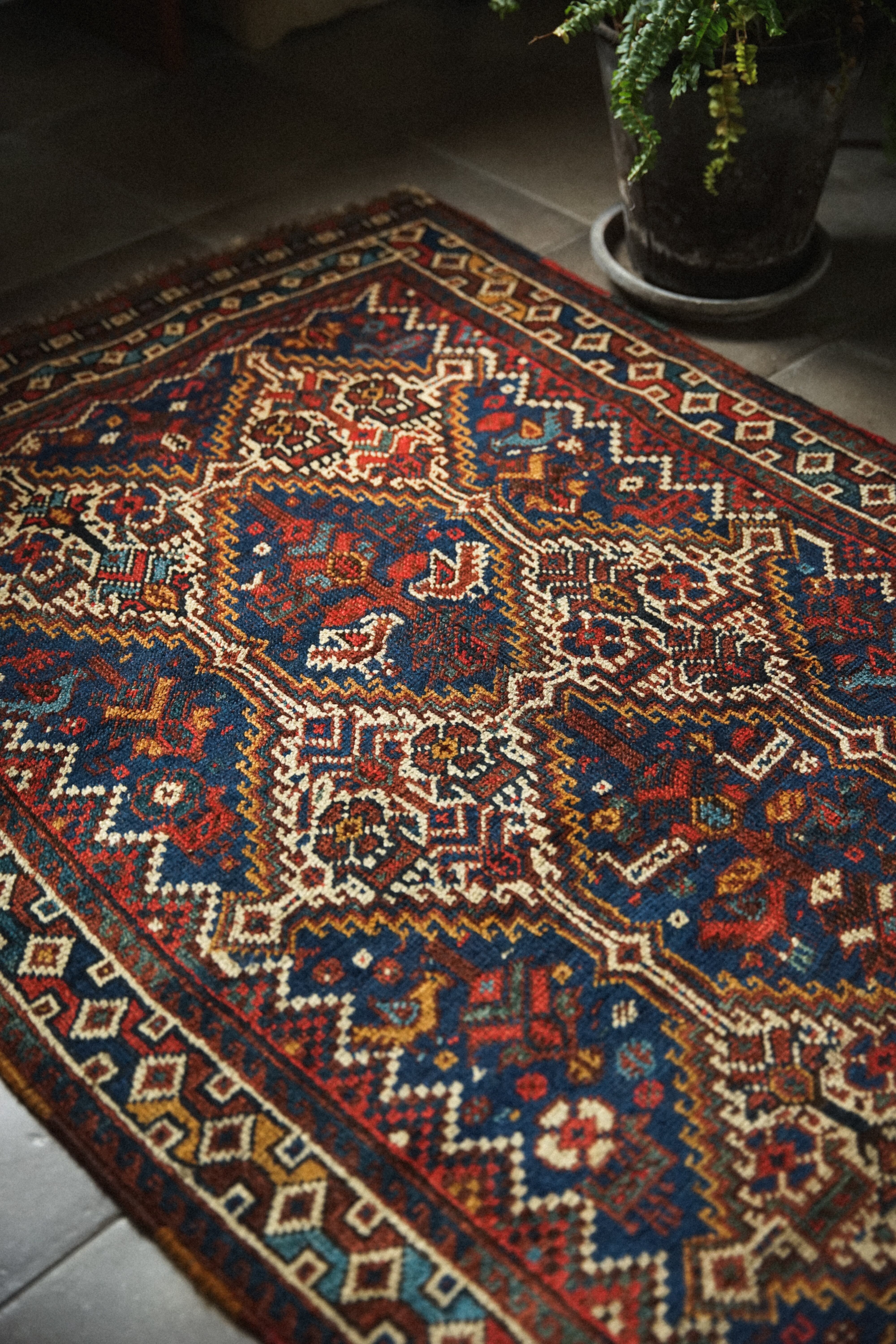 1095 -Antique Khamse rug