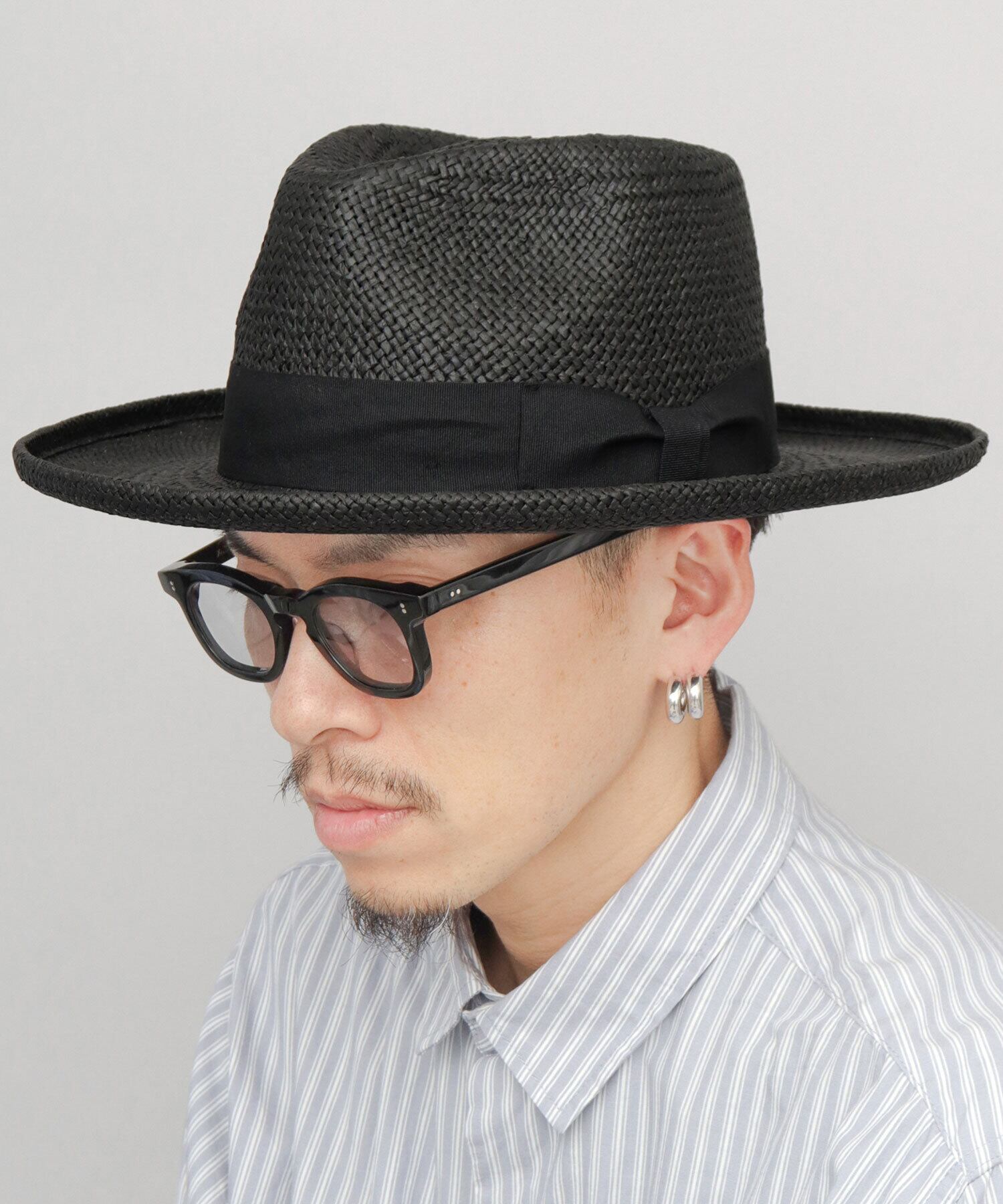 RHT-059 中折れハット ストローハット ペーパーハット 麦わら帽子