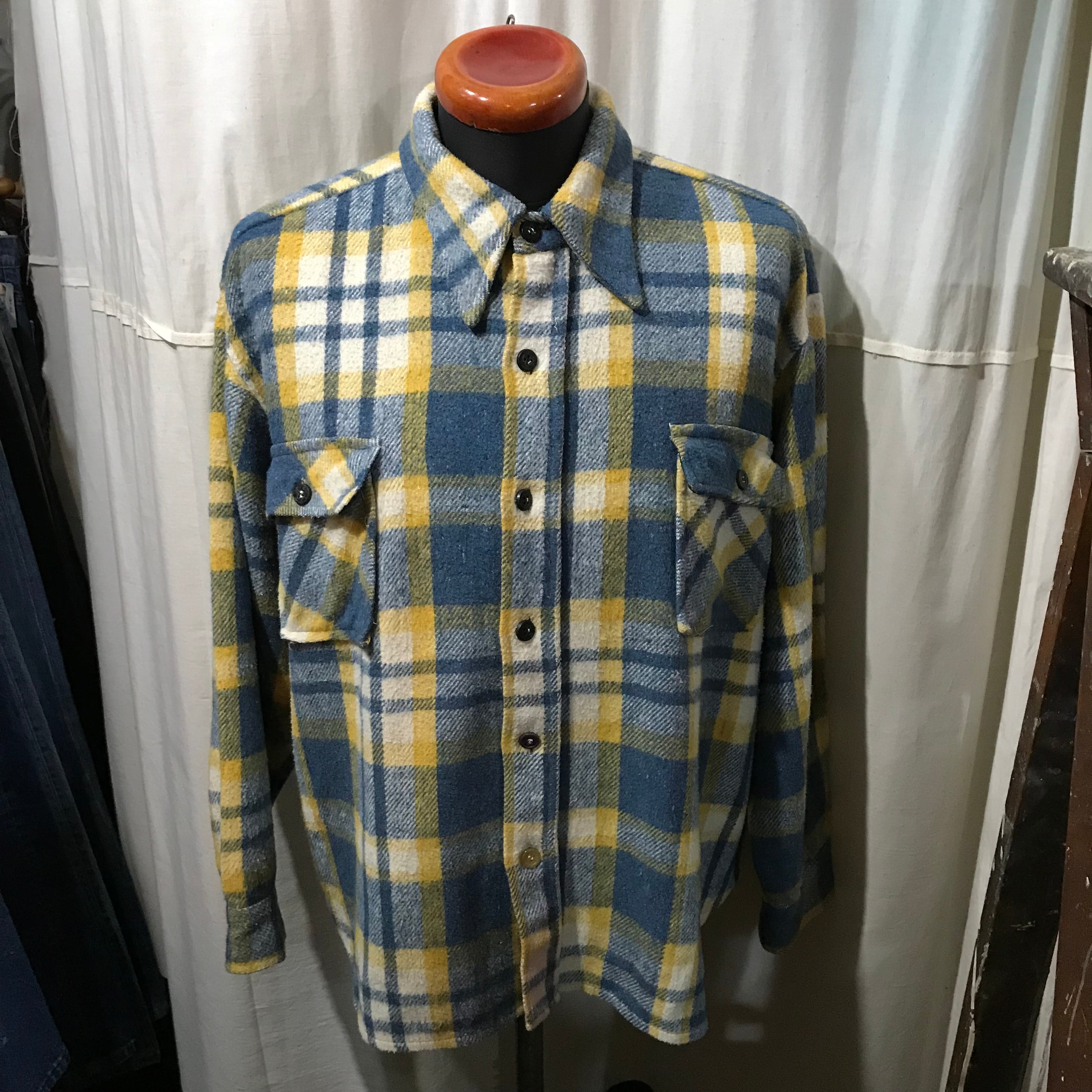 70's vintage Envoy C.P.O.シャツ CPO メンズXL