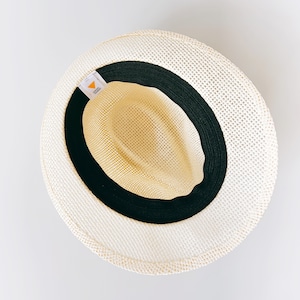▽ロゴ ストローハット〈ホワイト〉/ Straw Hat <white>