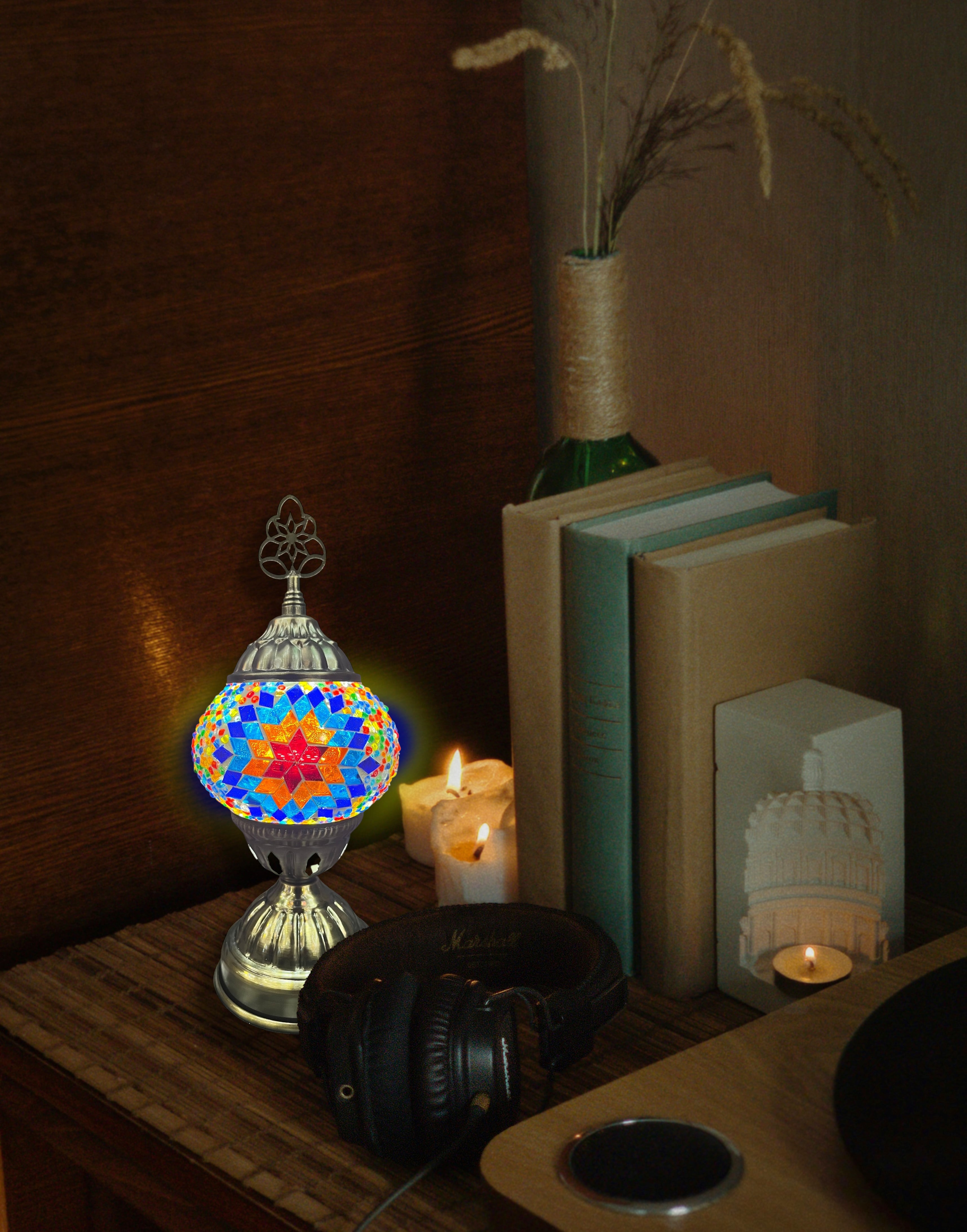 トルコモザイクランプ Sサイズ オリエンタル | zakurotokyo