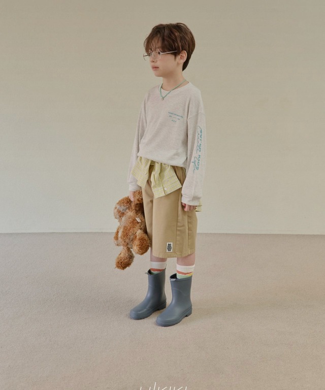 《送料無料》予約:ワッフルリブT【HIKIKI】