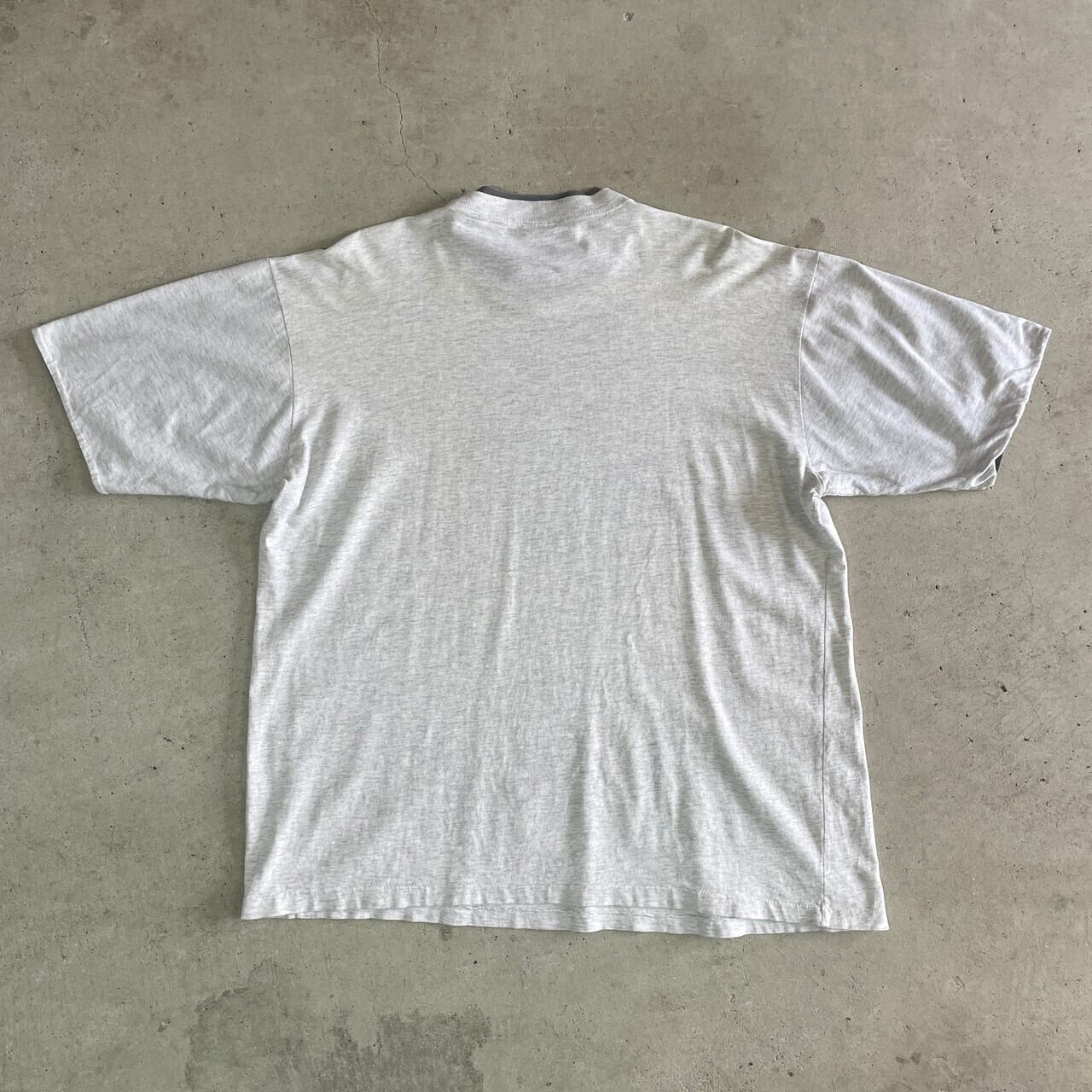 70s〜80s USA製 リンガー tシャツ 霜降り 胸プリ