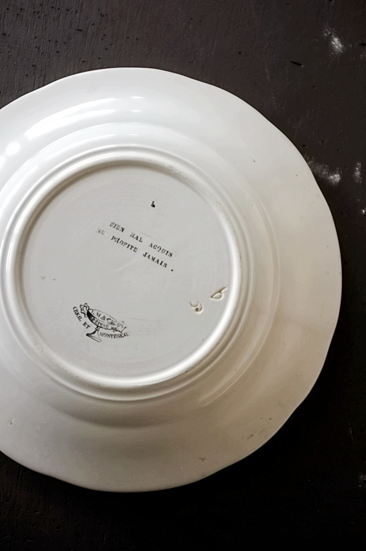 1860s Creil et Montereau Lebeuf Milliet et Cie 不可解ユートピア 謎のプレートc クレイユモントロー Rébus