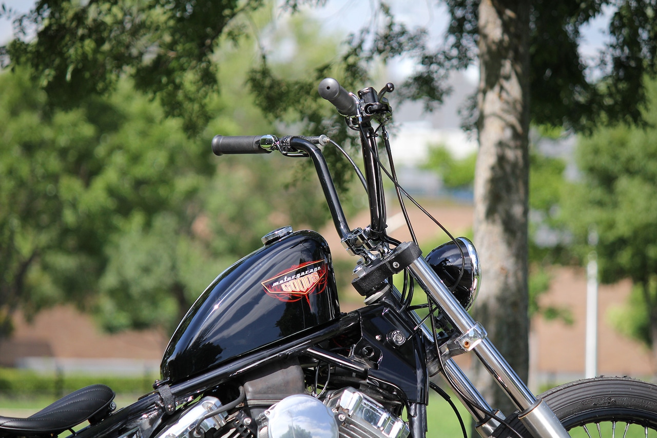 5-3/4”Bates type head light - with bracket CHROME ／DS250/400