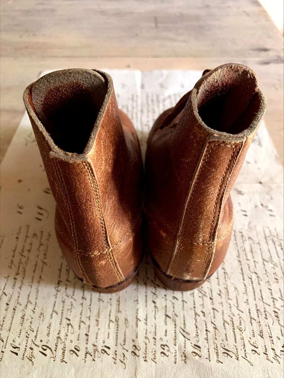 革製 子供靴 レザーブーツ | Brocante de La Cocotte （フランス