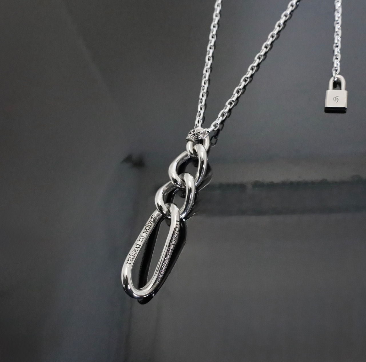 GODSIZE® FIGARO TRINITY [LARGE] #2 I.D. TAG NECKLACE / ゴッドサイズ® フィガロトリニティL #2 I.D.タグ ネックレス
