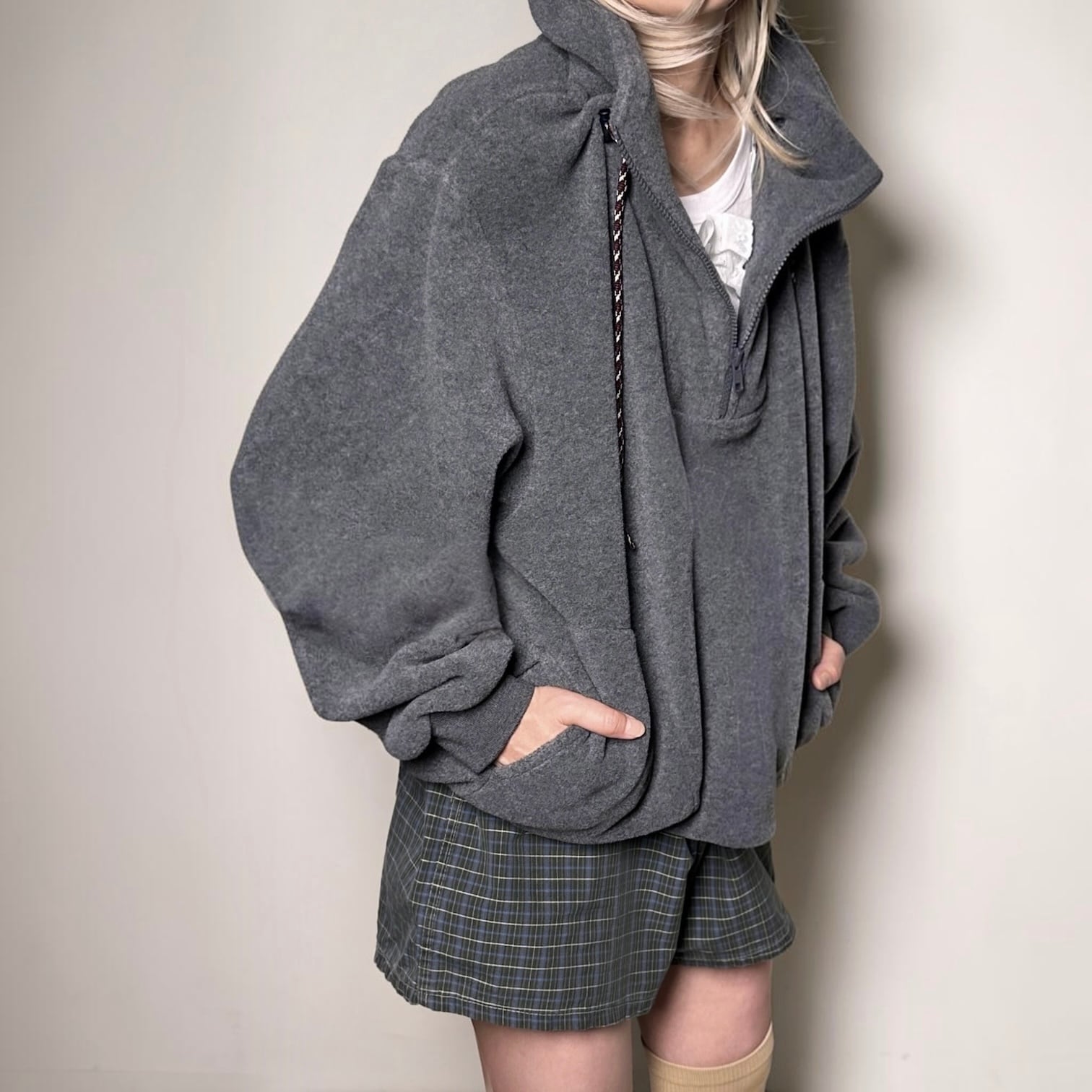 FUMIKA_UCHIDA  [DOUBLE FACED FLEECE PULLOVER]