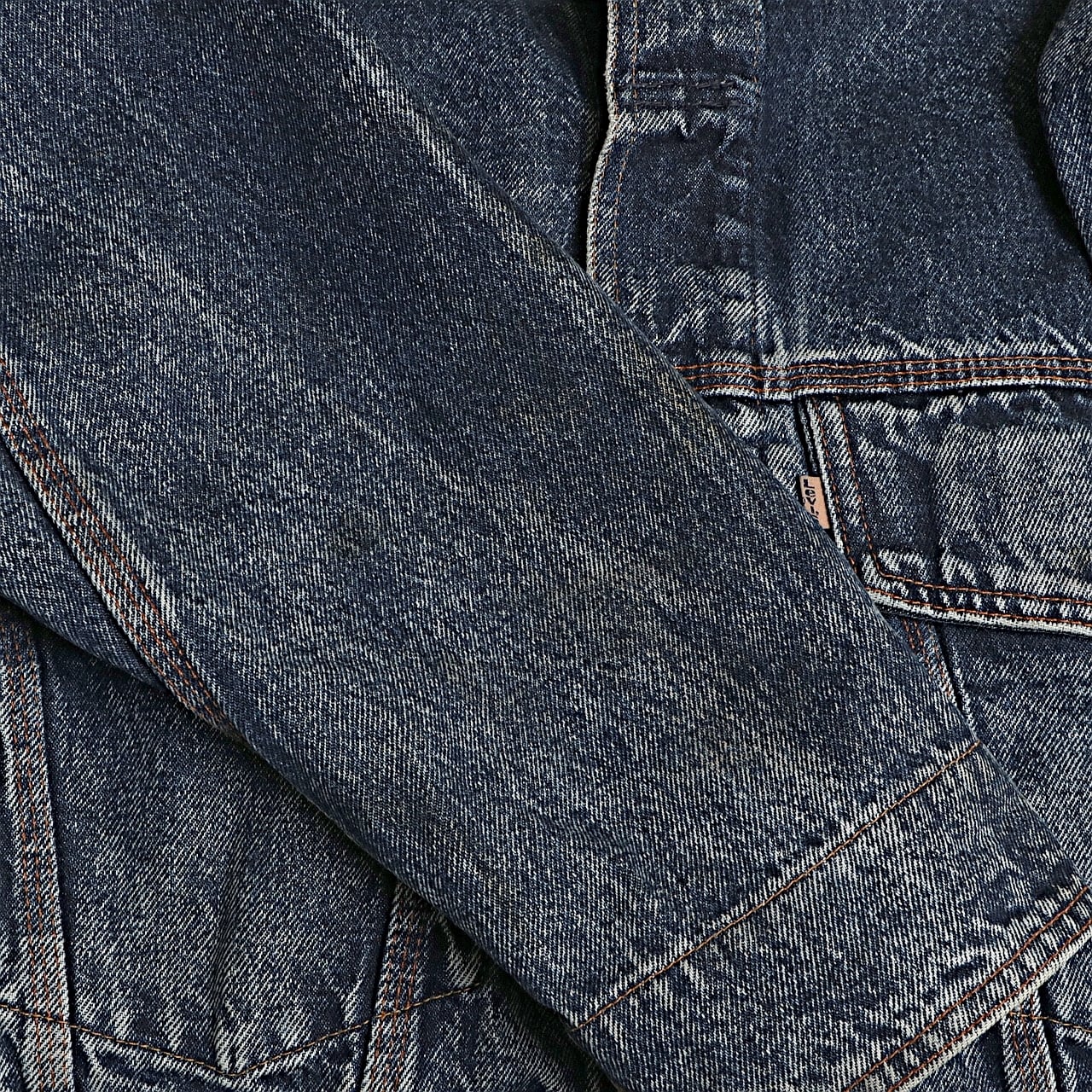 リーバイス80sコーデュロイ襟デニムジャケット ☆ リーバイス 90S USA製 コーデュロイ襟 ケミカル デニム