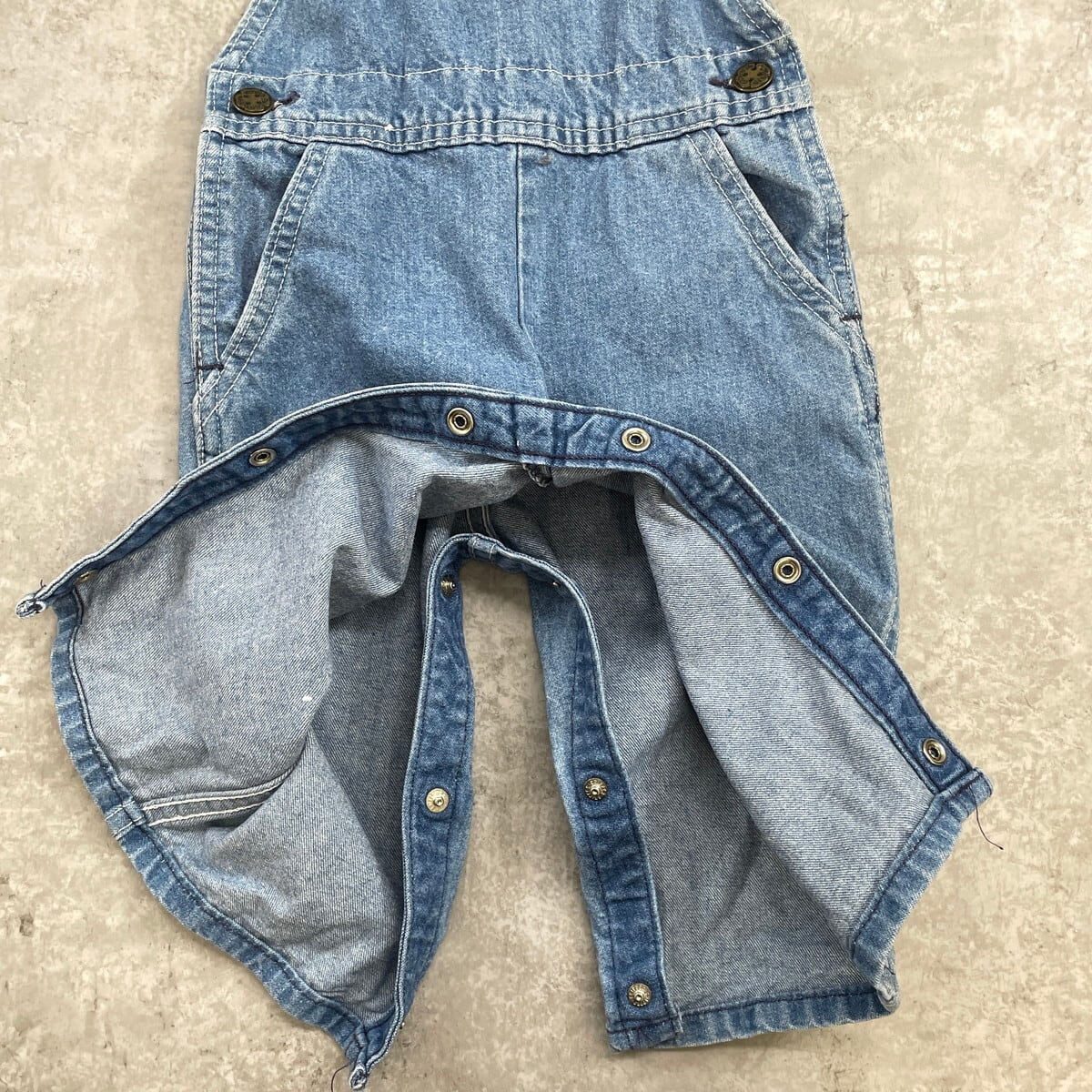 kids】90年代 USA製 OSHKOSH オシュコシュ デニム オーバーオール