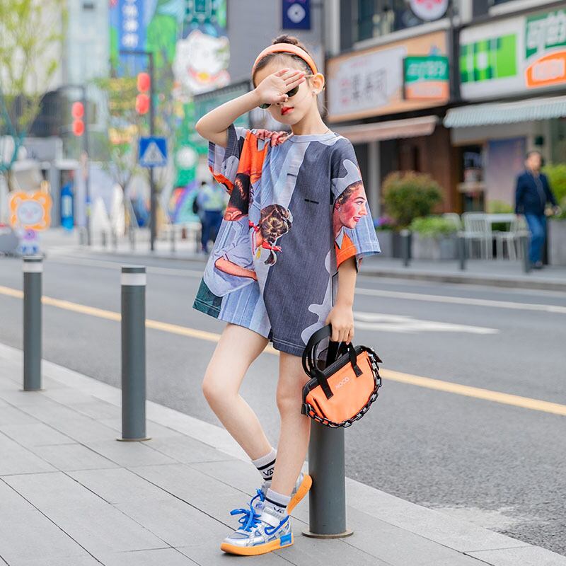 サマーTシャツ シャツ ルーズトップス コットン 夏物 トレンディボーイ33852737185