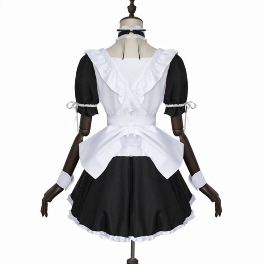 メイド服 ロリータ コスプレ ハロウィーン 文化祭 学園祭 ウイッグ