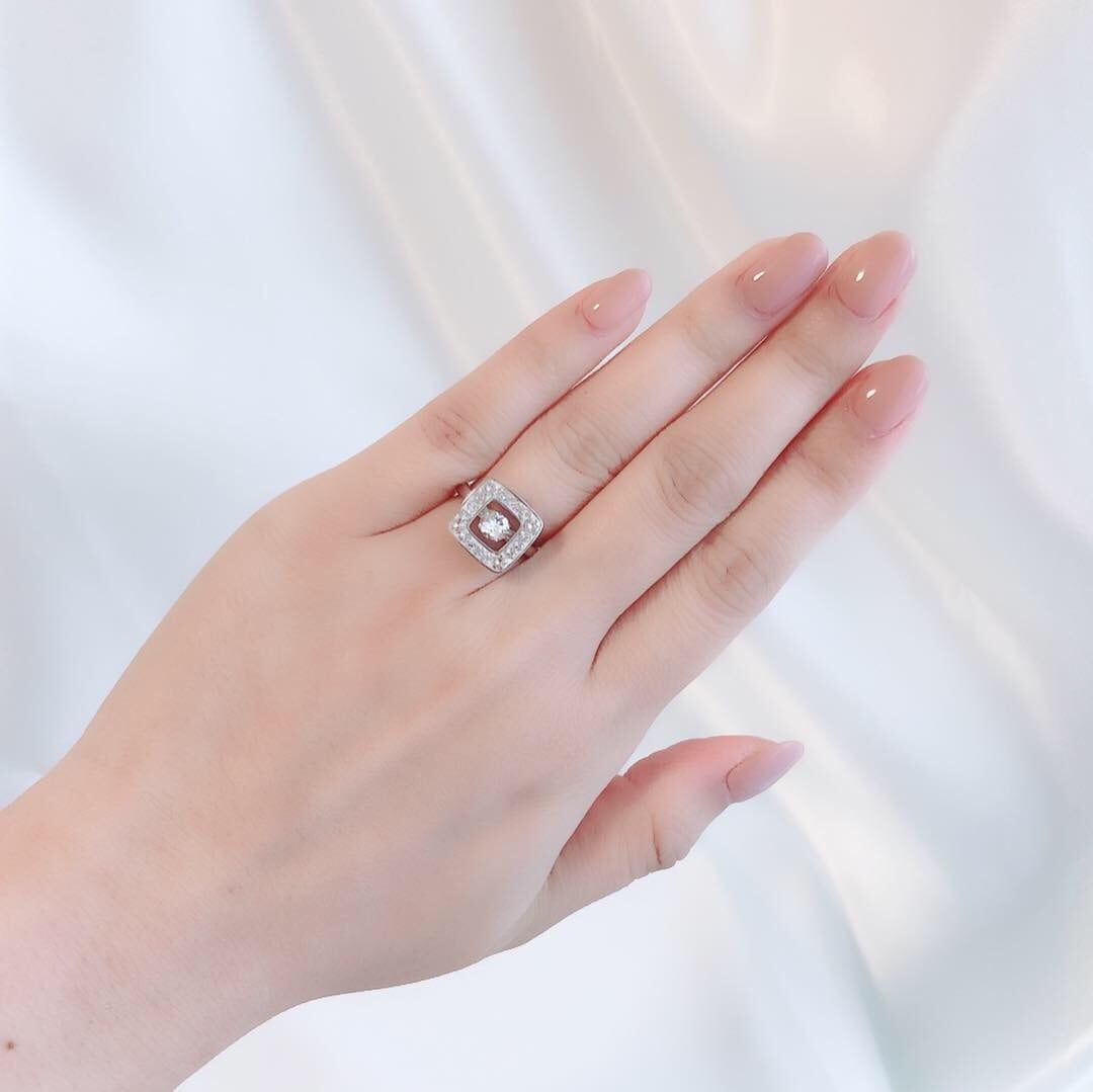 スワロフスキー ダンシングスクエアリング | Jewelish ~ｼﾞｭｴﾘｯｼｭ~
