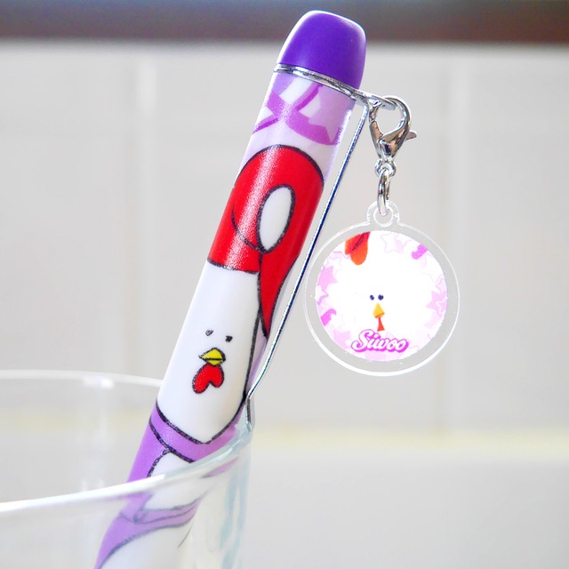 兄弟チャーム付きボールペンセット（イラスト）