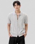 Sculpt Fit Zip Knit Polo（100％/40％/0％）