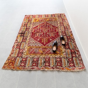 【Vintage】モロッコ・ヴィンテージラグ ws M-1 "112cm×167cm"