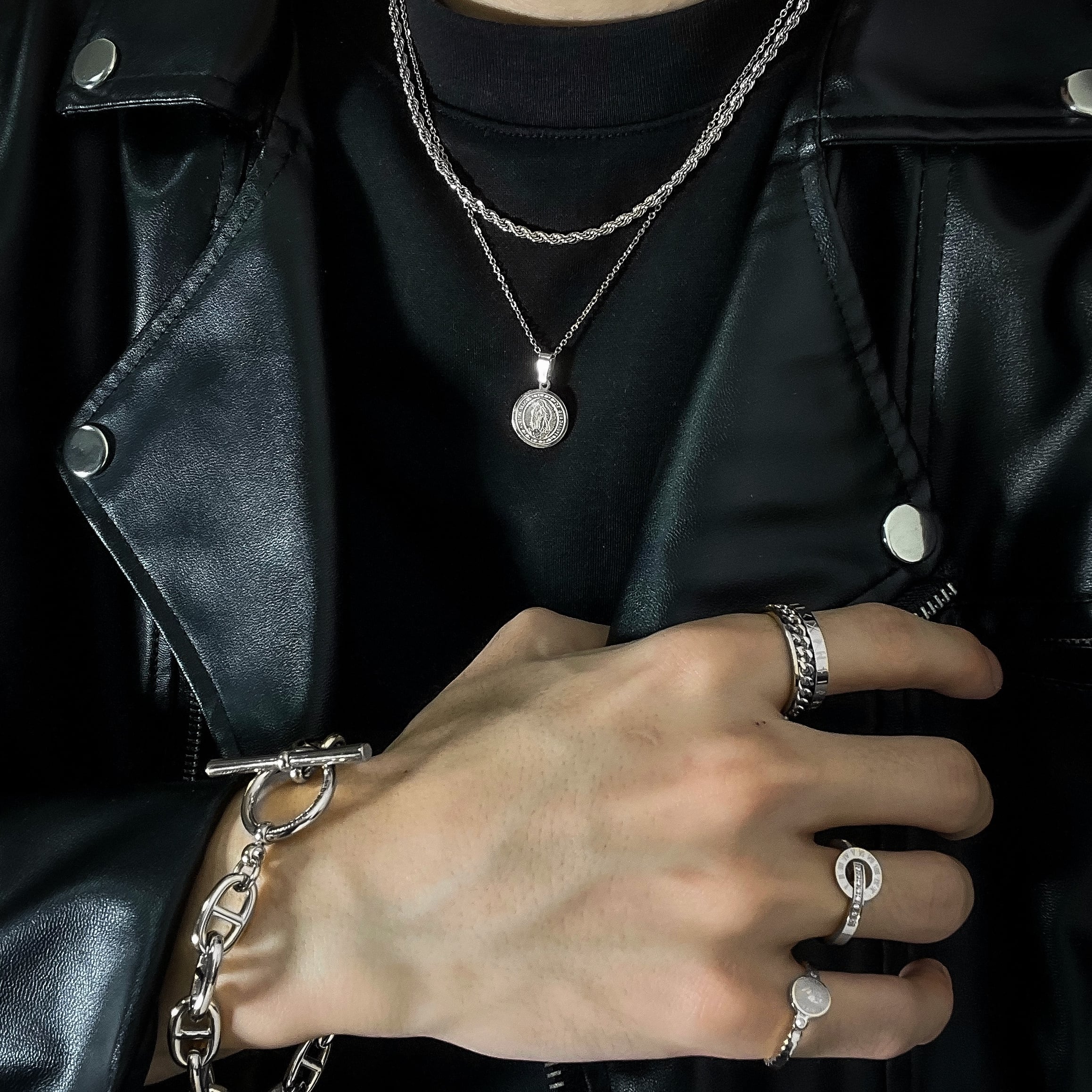 316L Mariner chain mantel bracelet 【 silver 】 | ✯Lucliss Jewelry✯
