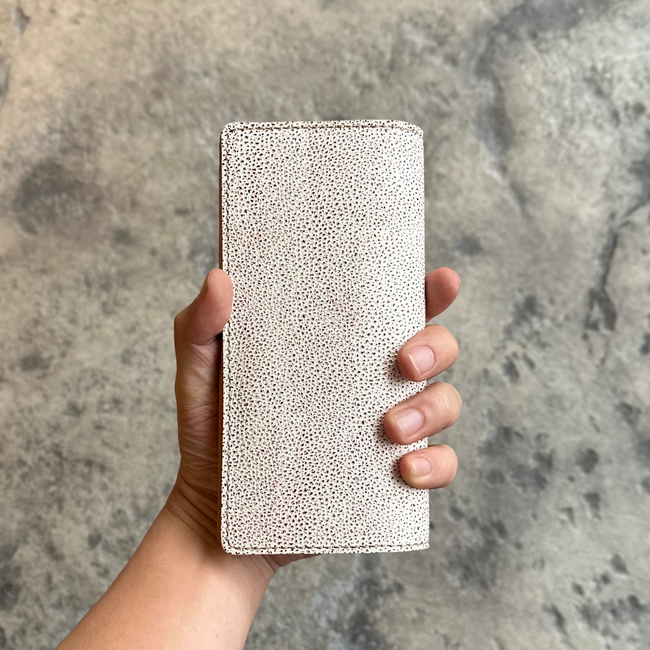 【限定商品】ウォレット スタンダード 姫路黒桟革 白漆