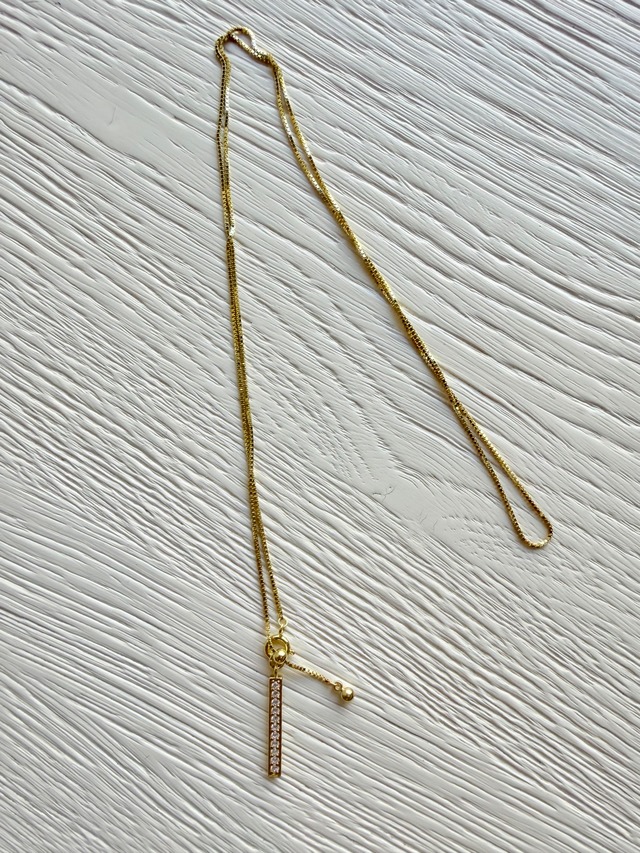 Valentine/scn-001-g Stick Charm Necklace (gold)