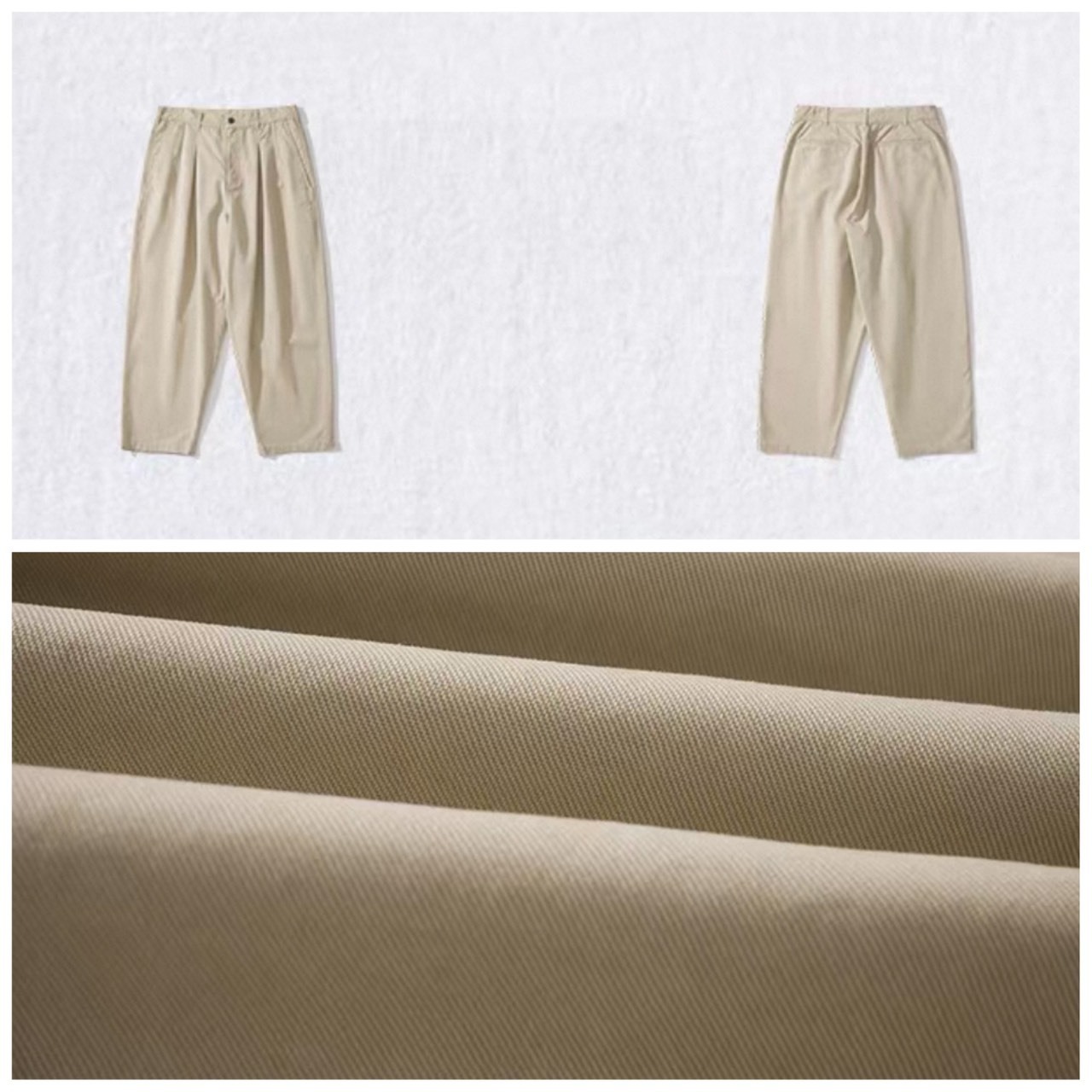 Pleated baggy wide leg pants 1427 - 12
