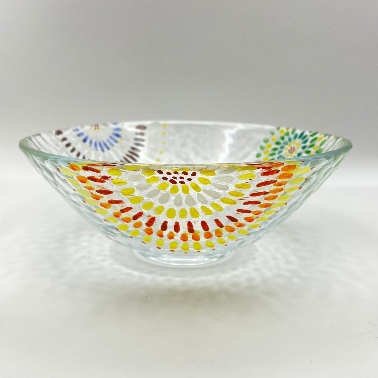 新古】茶碗 色絵 蛍手 唐子 橋本美峰 共箱入 | 茶道具 錦玉堂