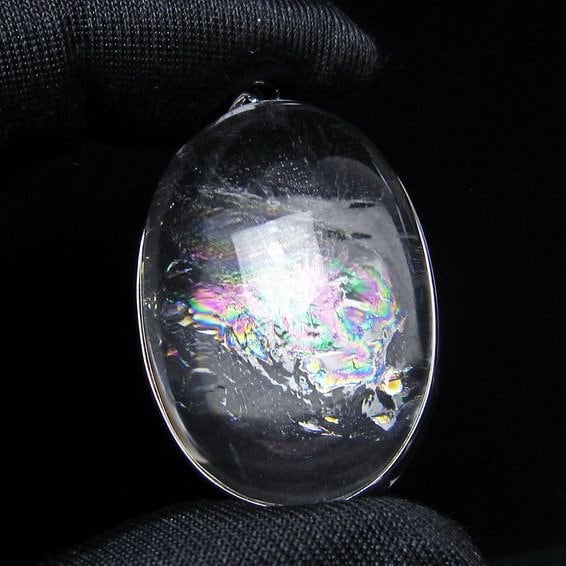 アイリスクォーツ 水晶 ペンダント 虹入り メール便可 一点物 112-14157