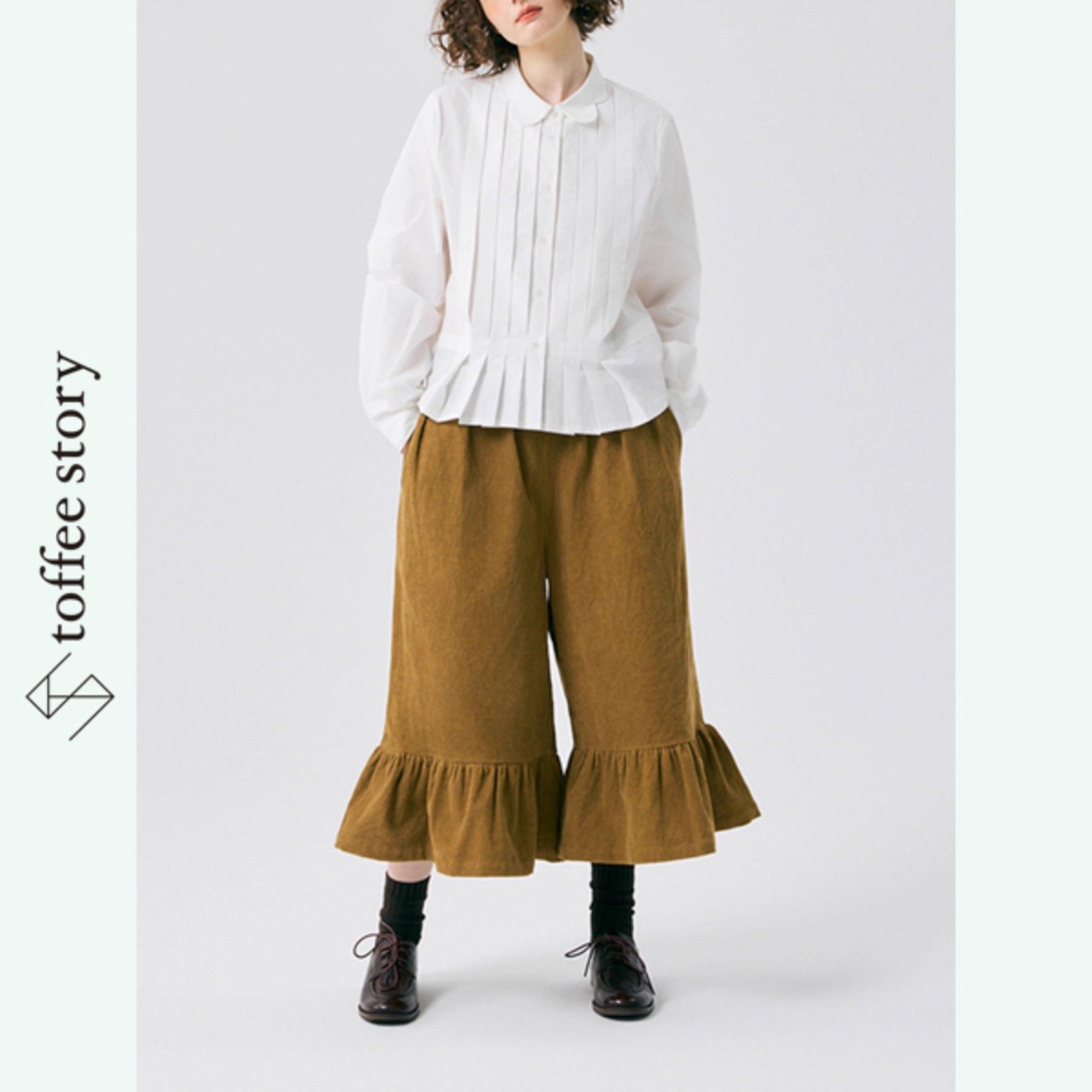 【2color】光を紡ぐプリーツとスカラップの調べ 《P0264》