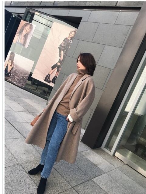 美品✨MaxMara ニット ドッキング ロングコート ケーブルニット ドレス レディース 美品✨MaxMara ニット ドッキング ロングコート ケーブル