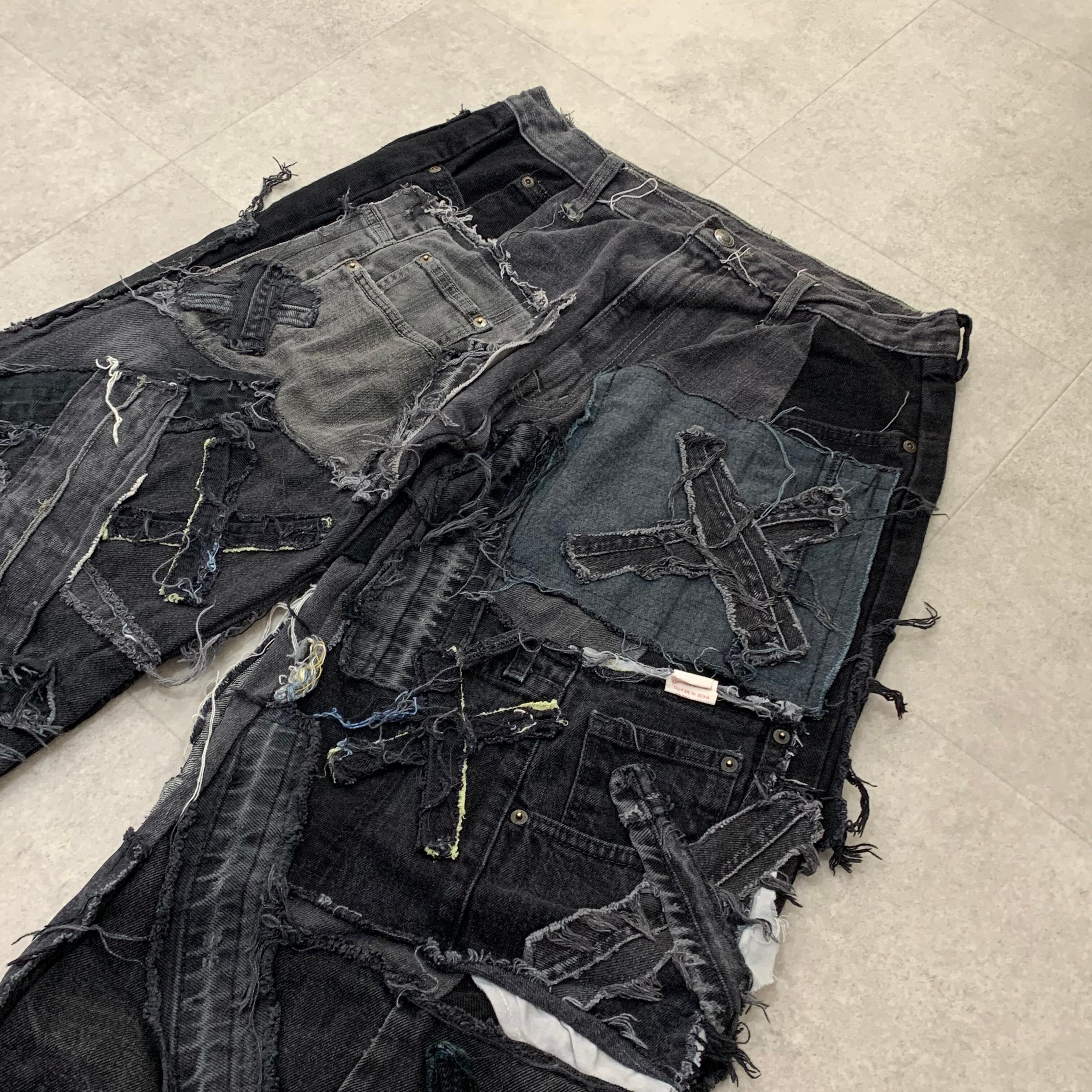 パンツ 再構築 リメイク LEVI