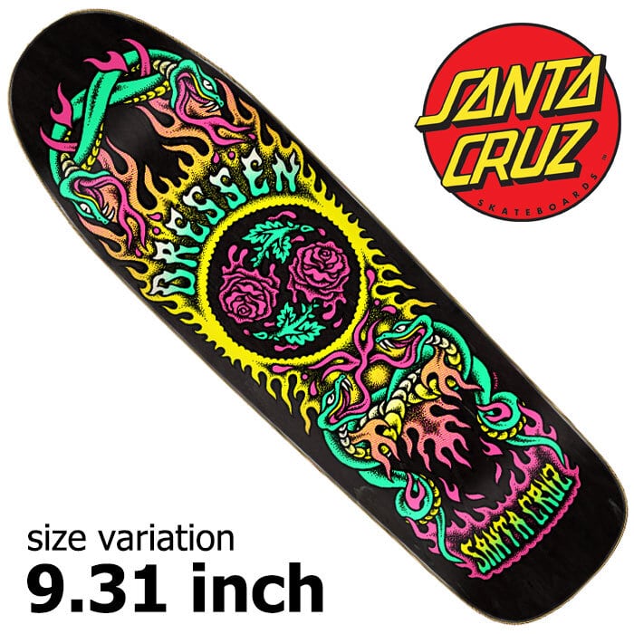 2021A/W新作☆送料無料】 SANTA CRUZ DECK<br> サンタクルーズ <br>デッキ<br> ERIC DRESSEN<br>  ROSE CREW THREE 9.31<br><br> スケートボード スケボー