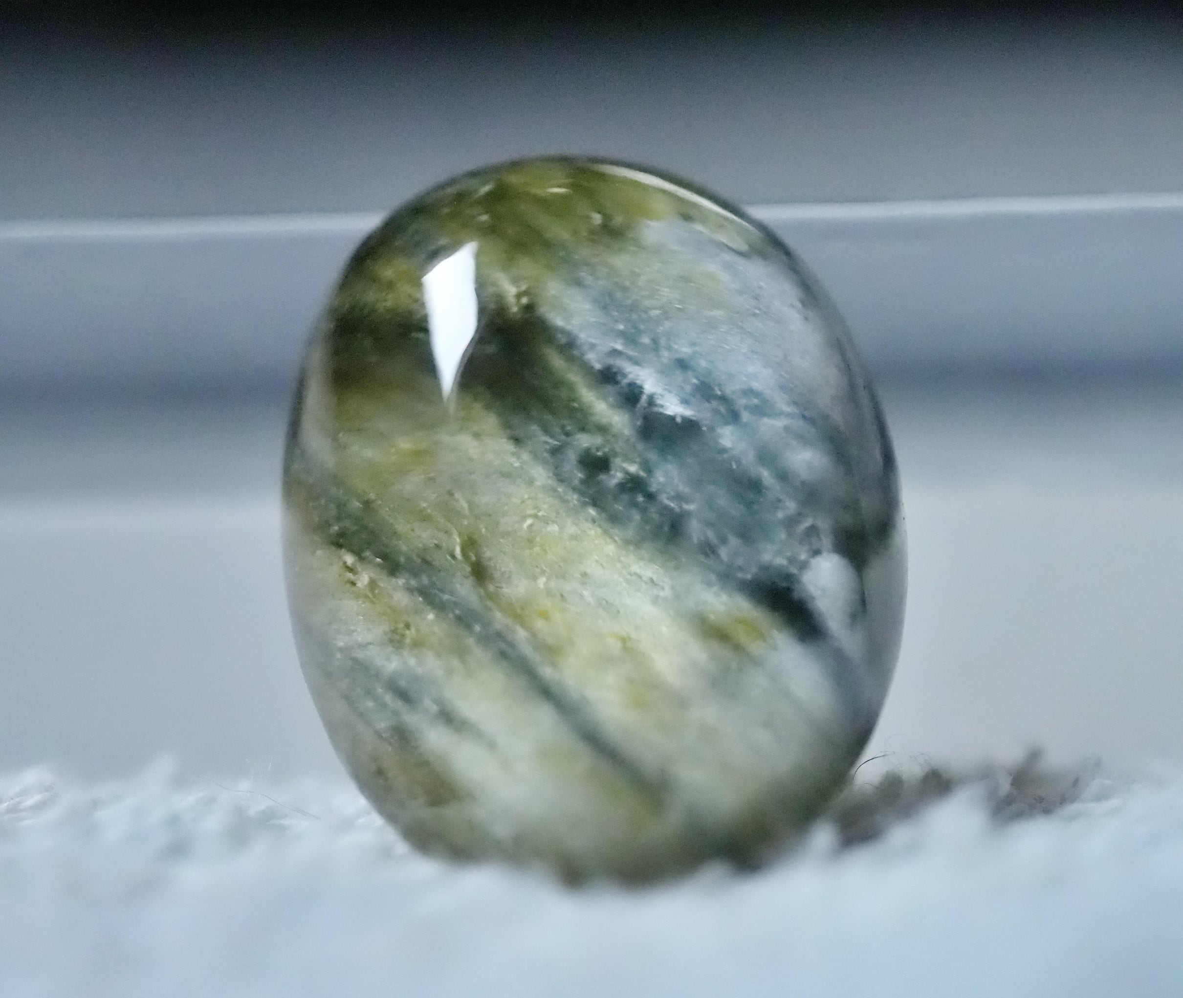 太いガーデンクオーツたーん！グラウンディングできる！ レアもの☆不思議なブラックタイガー☆ガーデンクォーツ s1313 | Funky