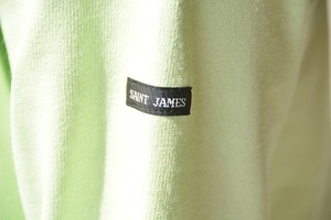 セントジェームス SAINT JAMES 無地ボートネックシャツ(OUESSANT)PLUCHE【レターパックプラス可】