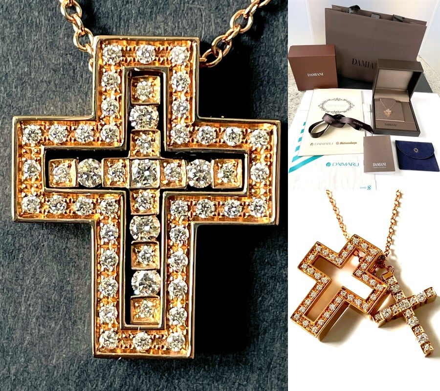 DAMIANI BELLE EPOQUE ダミアーニ ベルエポック K18 PG XS ピンクゴールド ダイヤモンド ネックレス