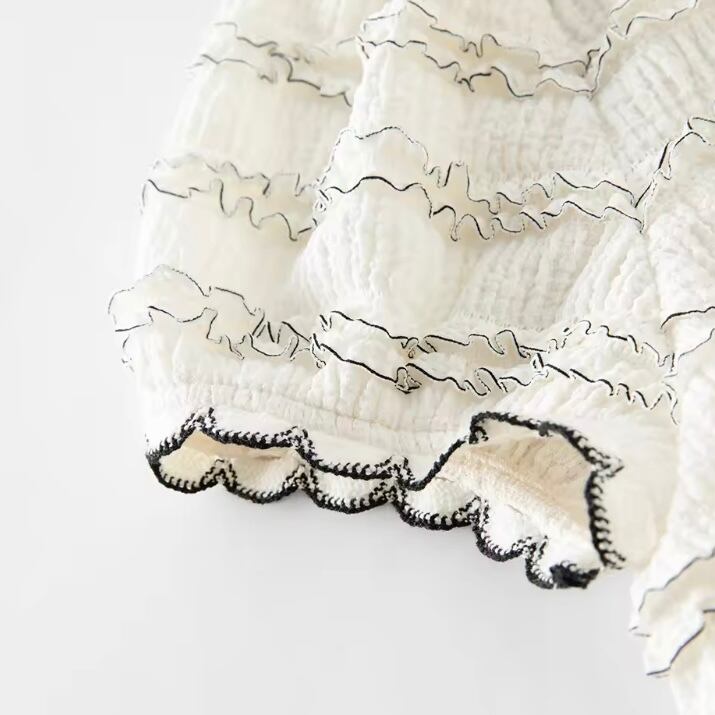 race scalloped blouse