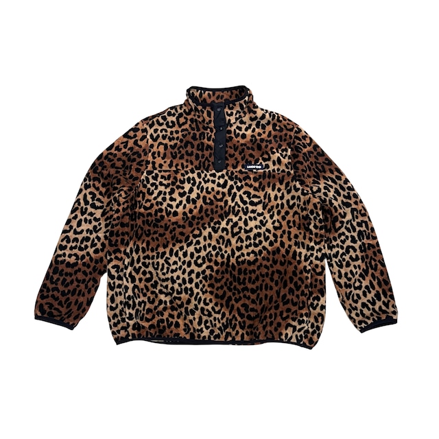 LANDS'END Leopard Fleece Pullover