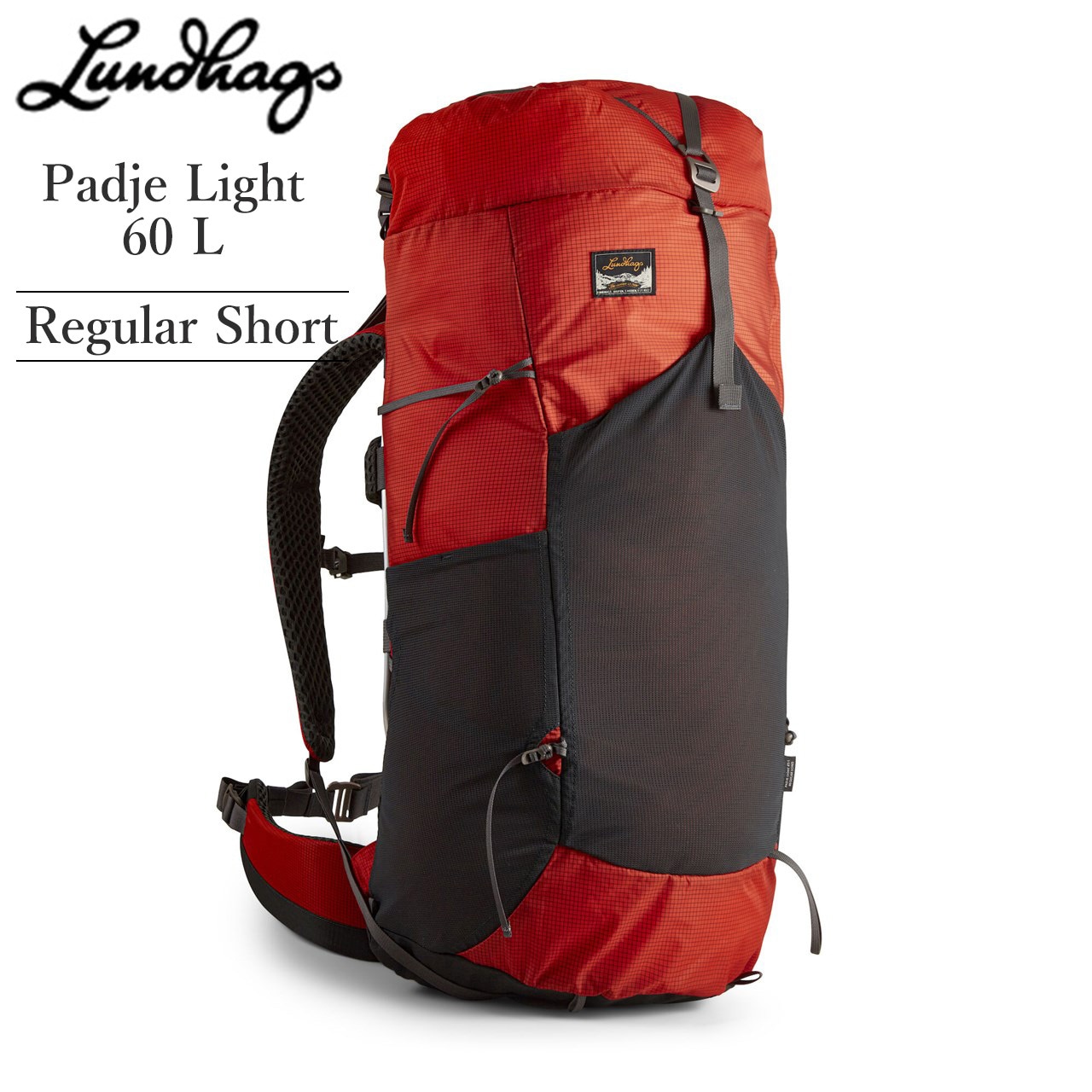 Lundhags 北欧生まれの 高機能 防水 バックパック Padje Light 60 L Regular Short 大容量 60L
