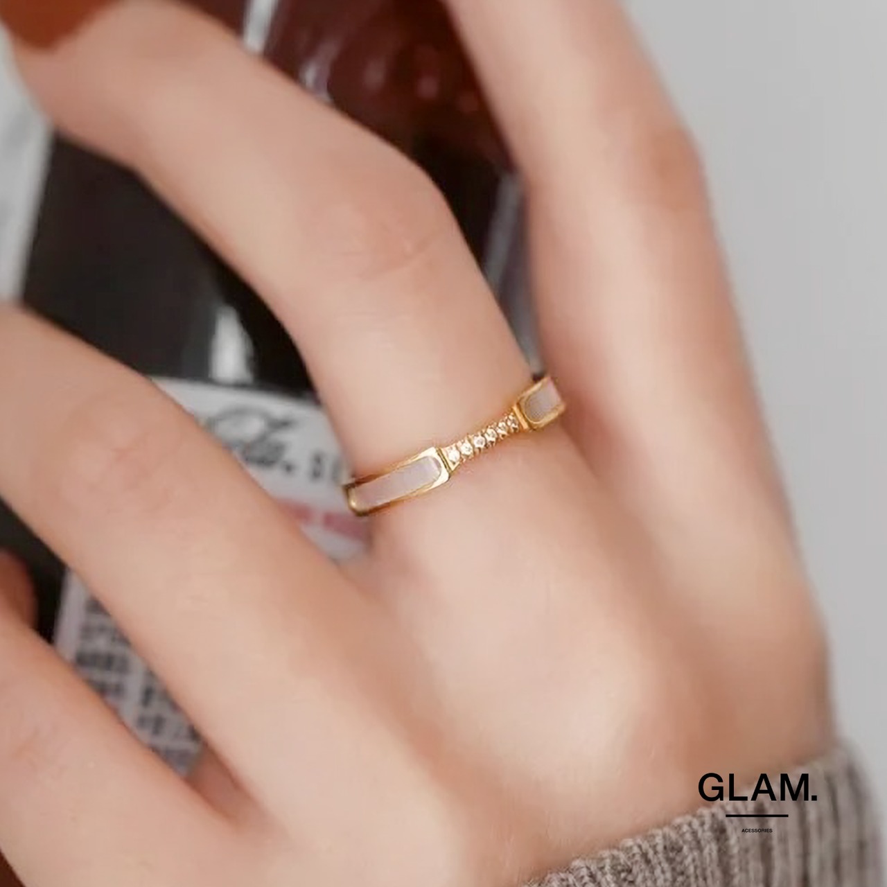 エレガントシェルジルコニアリング