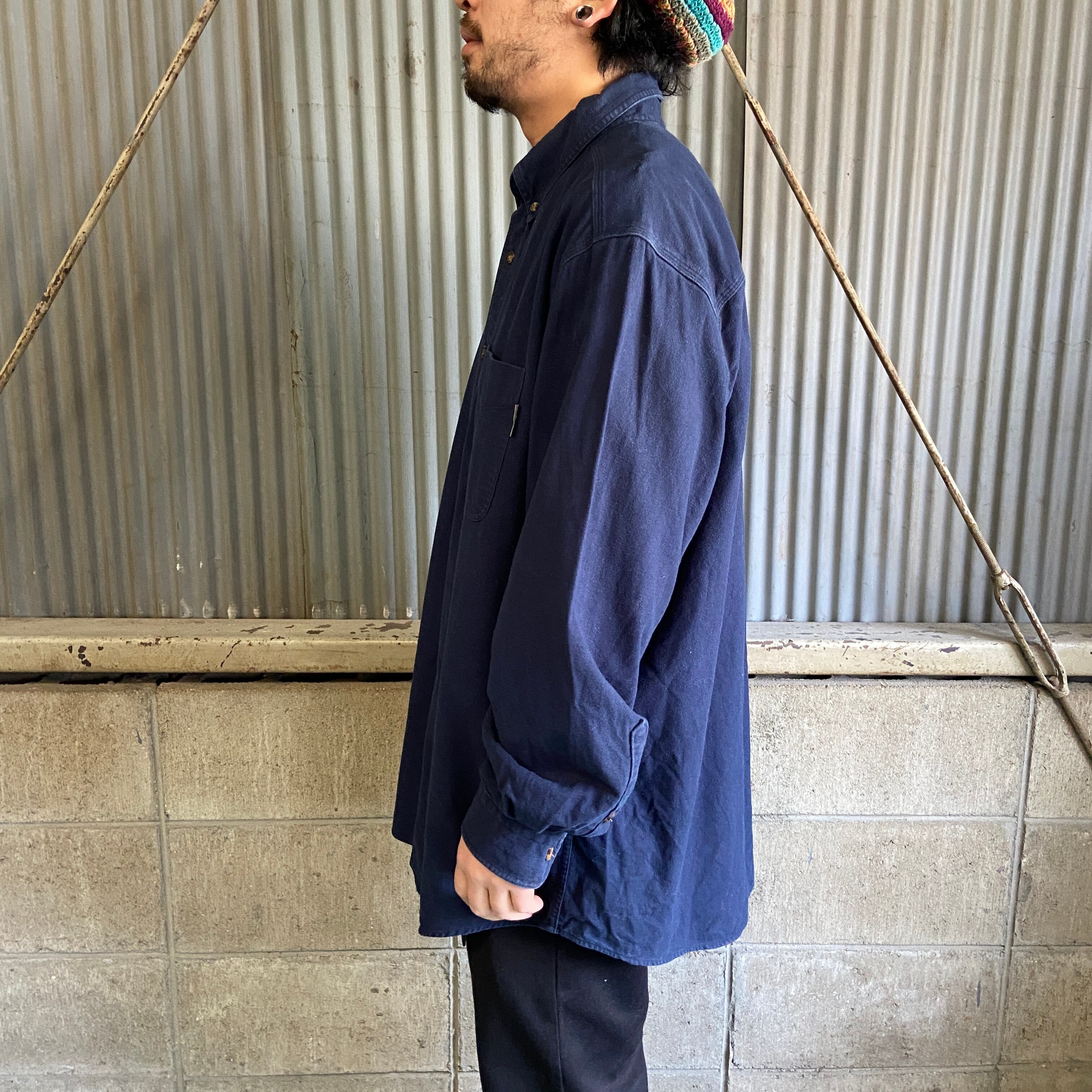 WOOLRICH ウールリッチ 無地 シャモアクロスシャツ 長袖シャツ メンズ