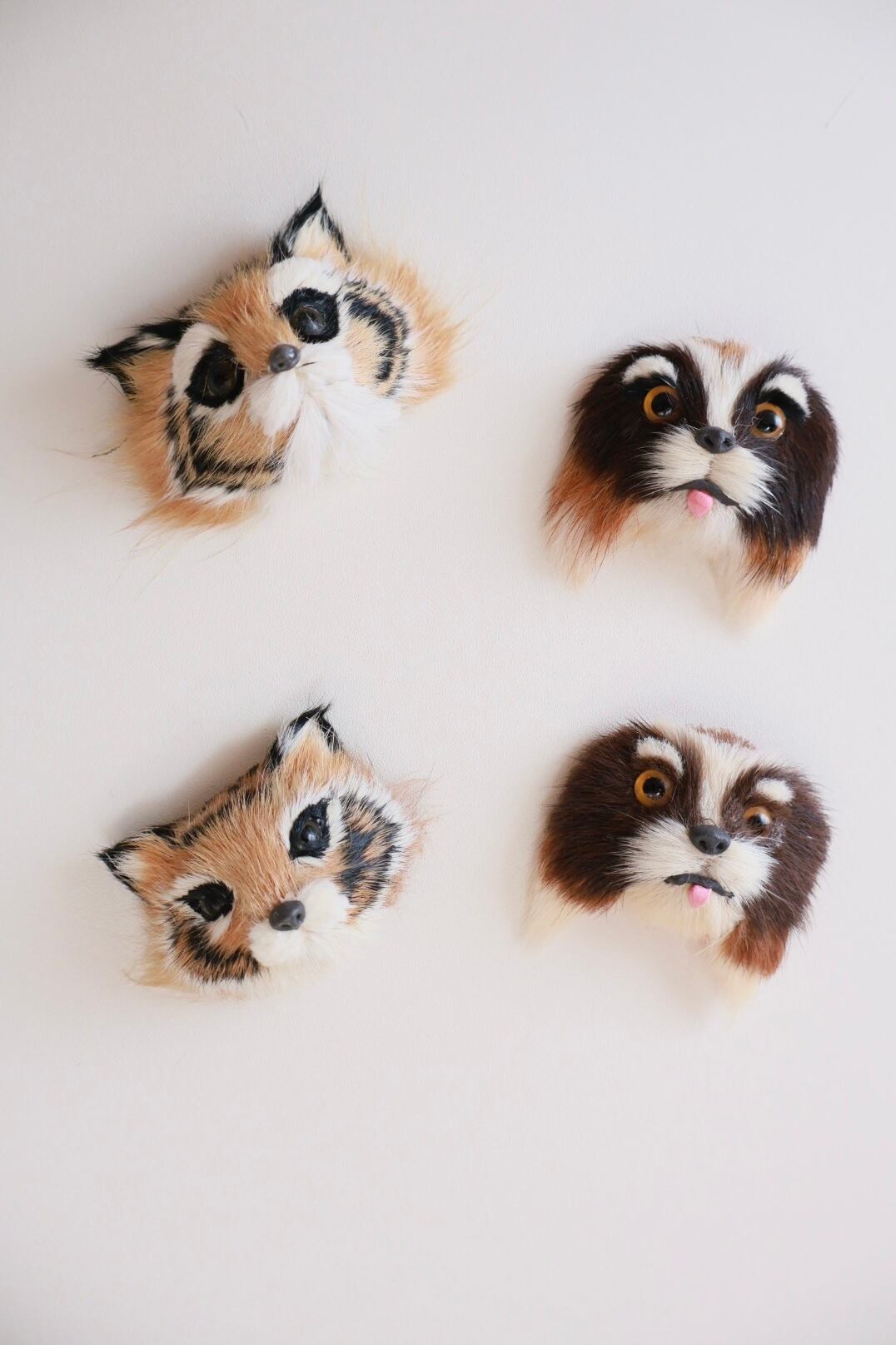 vintage hand craft animal brooch