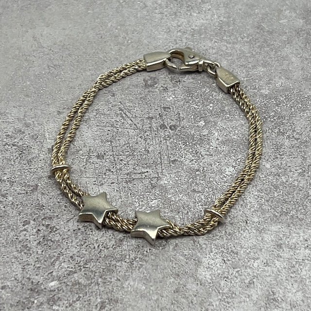 ティファニー TIFFANY ダブルロープ ダブルスター ブレスレット オールド