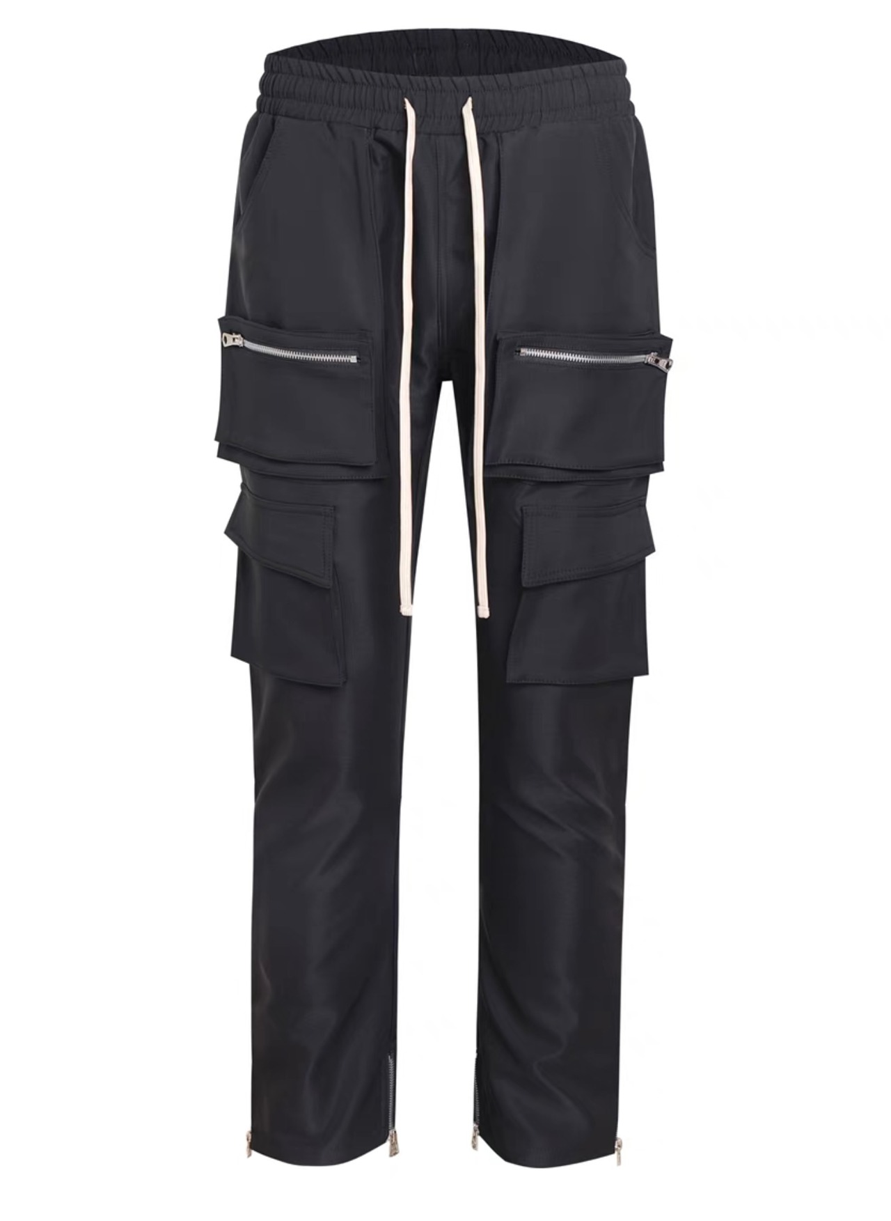 【最短翌日発送】脚長高見え設計｜サイドジップカーゴパンツ(P00003)